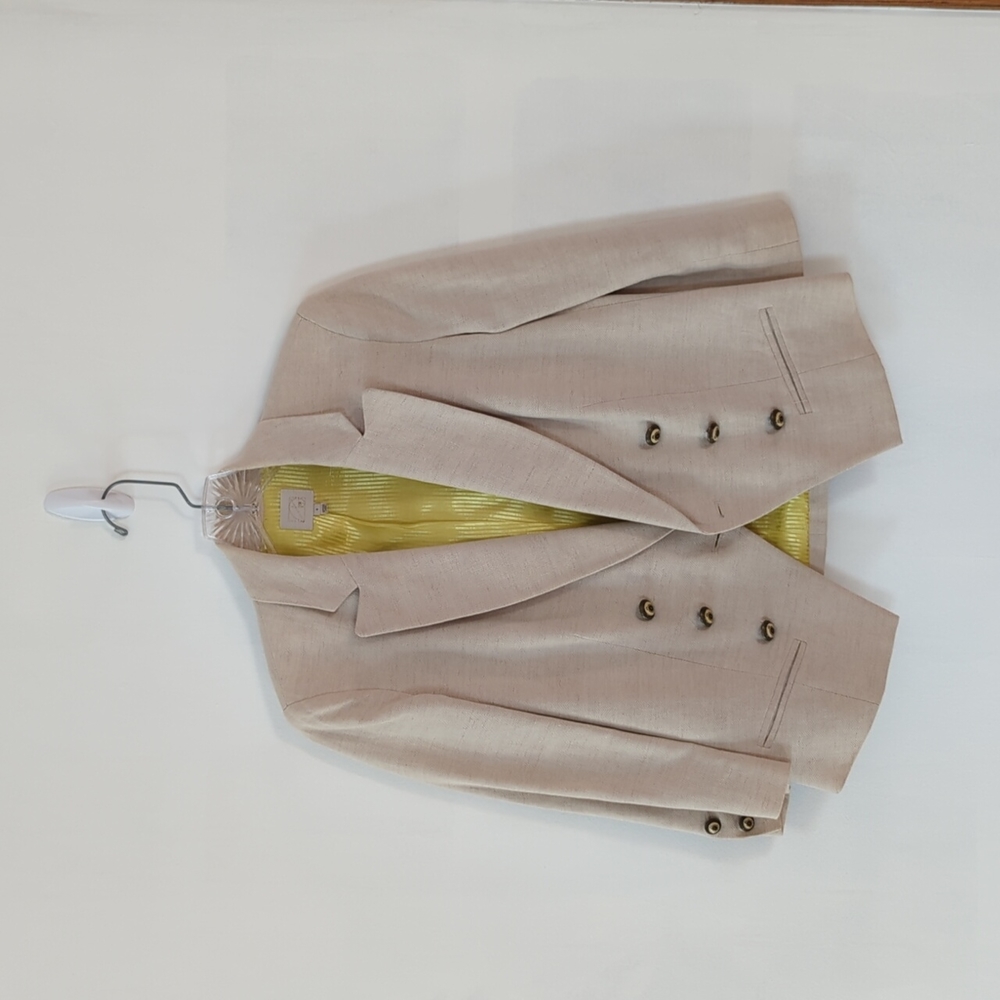 Anthro Linen Blazer